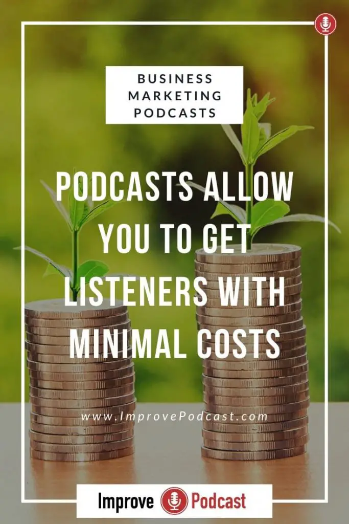 Benefits of a Podcast - Minimal Cost