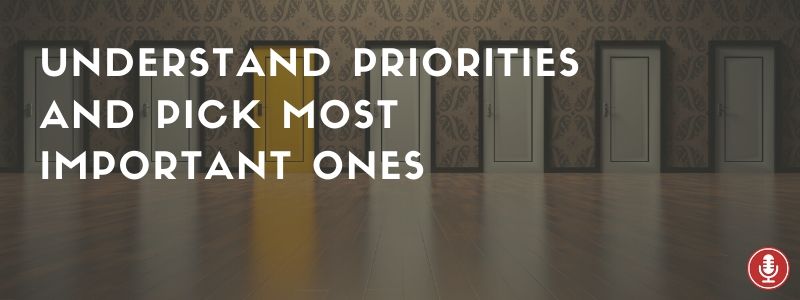 Time Management for Podcasters - 1. Priorities