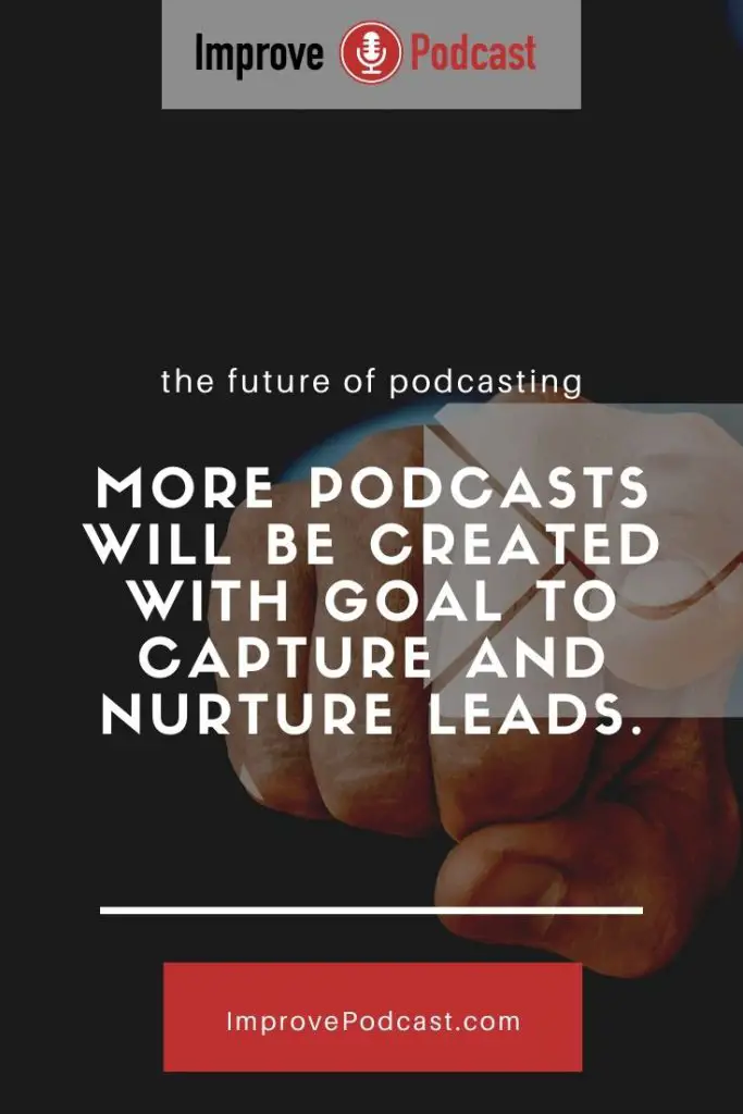 Future of Podcasting - leads pin