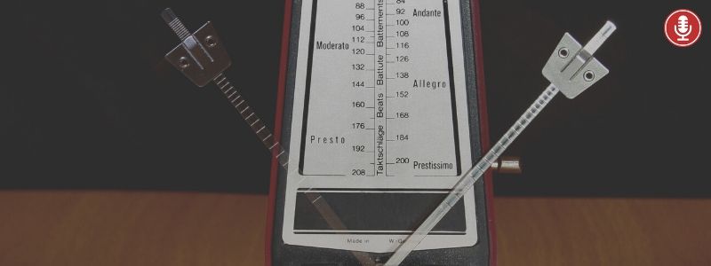 Words per minute - practice with metronome and measure