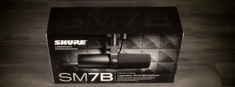 microphone shure sm7b unboxed