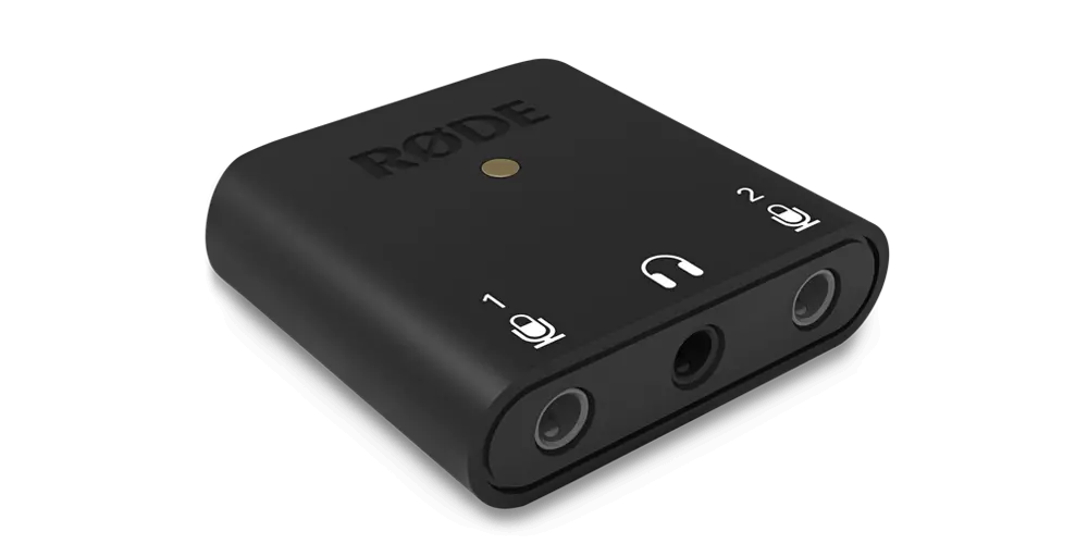 rode ai micro interface for podcasting