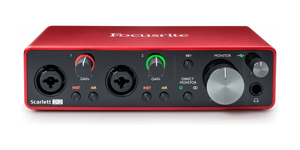 FocusRite Scarlette 2i2 USB Interface - Big Dudes Music City