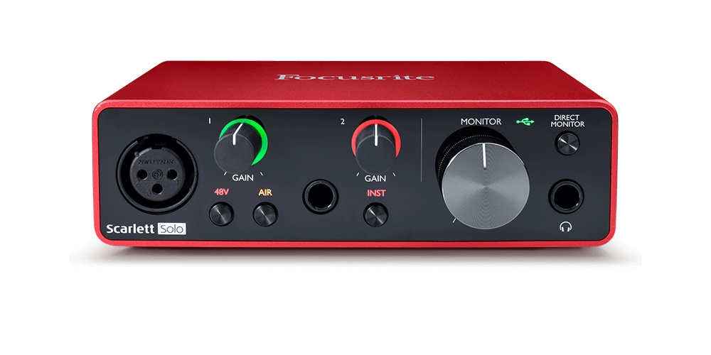 Focusrite Scarlett Solo Gen 3 Podcasting Kit with Rode PodMic